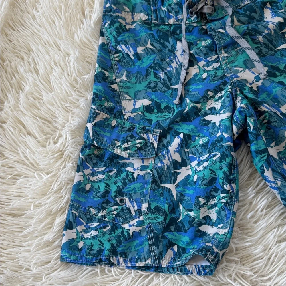 Boys L.L.Bean Cargo Swim Trunks side 8